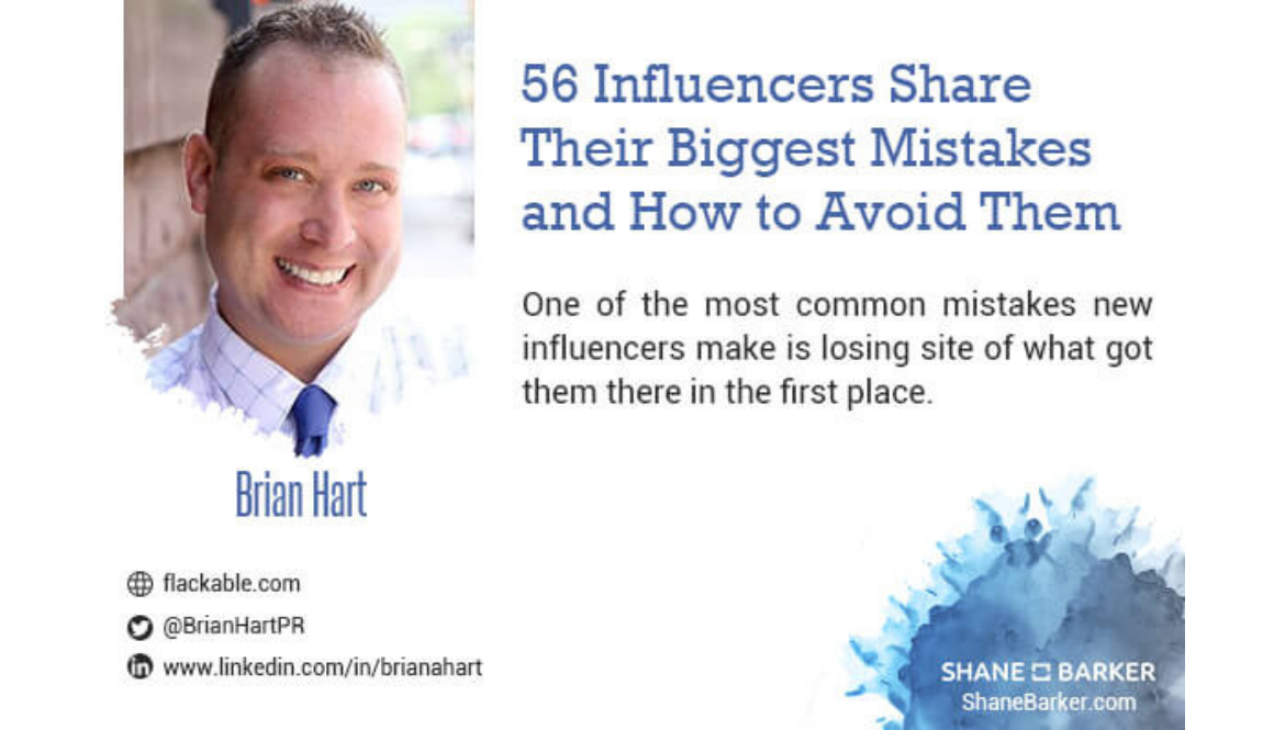 Brian Hart Influencer Mistakes